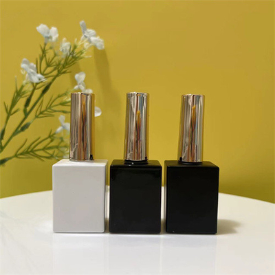 Piccole bottiglie 12ml 15ml dello smalto del cappuccio di plastica vuoto con la spazzola